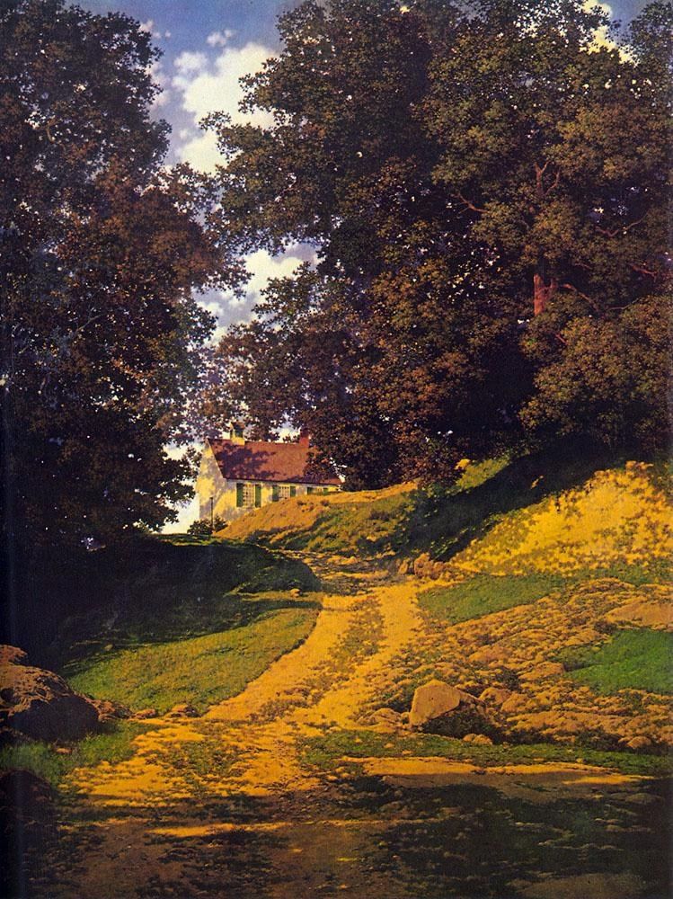 Maxfield Parrish The Country Schoolhouse